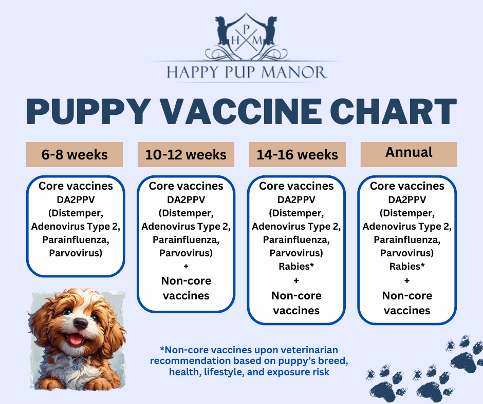 What Shots Does My Puppy Need? | Happy Pup Manor | Puppy Health Care ...