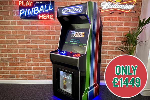 ArcadePro Saturn 2 5914 Arcade Machine with Mini Fridge